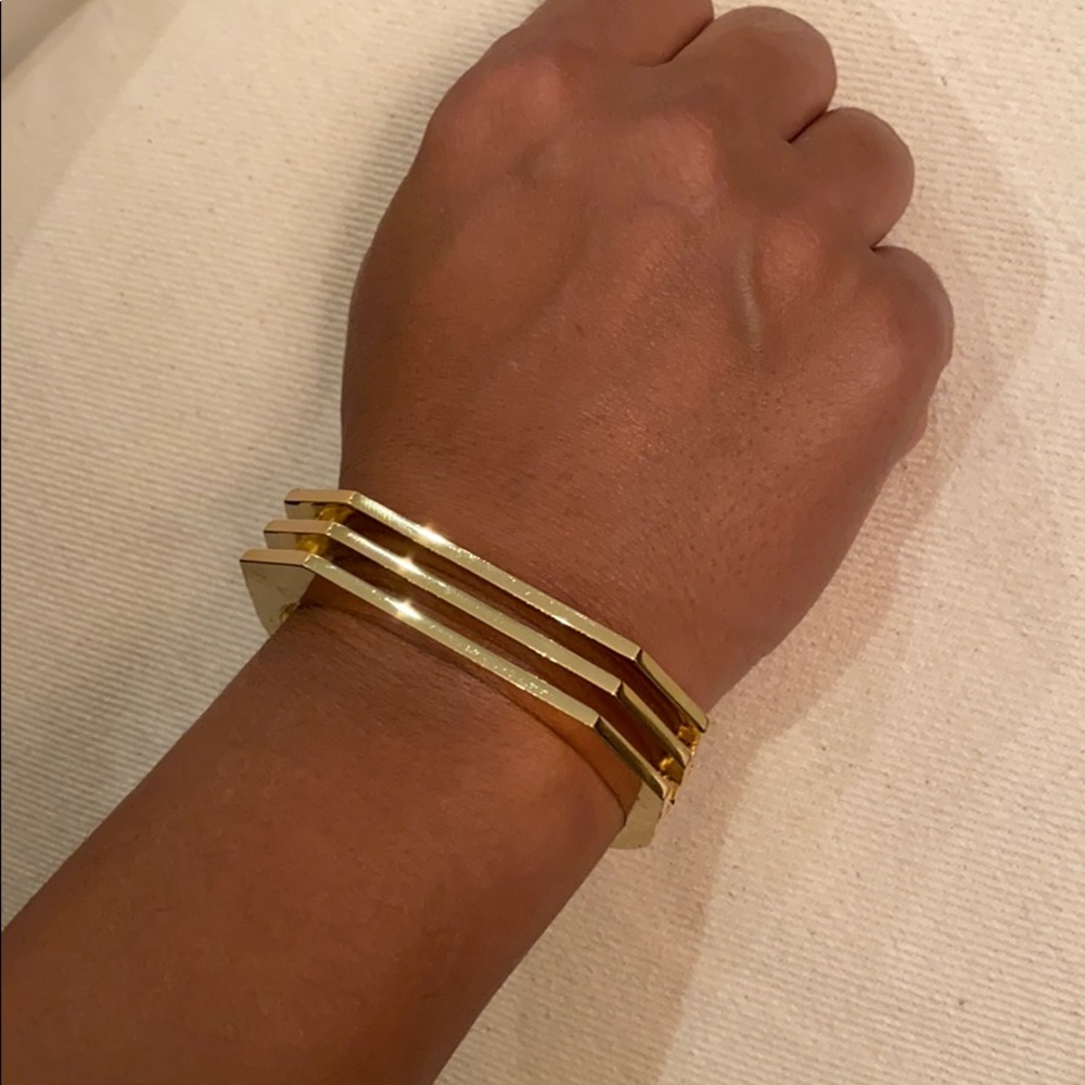 Gold Cuff Bangle